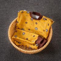 儿童保暖内衣套装男童女孩加厚加绒保暖内衣婴儿宝宝秋衣秋裤冬装 黄色斑点 73CM/50码