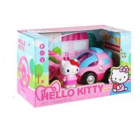 Q版卡通遥控车玩具 男孩女孩电动遥控汽车宝宝玩具儿童卡通玩具车 KT猫 标配自备电池