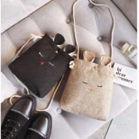 可爱兔子斜挎包儿童玩偶小包包小女孩单肩包2019新款女童包包网红 小兔子包(不带玩偶)