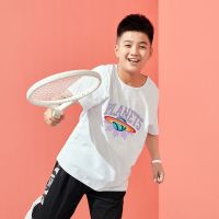 胖男童短袖T恤中大童体恤夏装新款2020青少年儿童宽松大码半袖潮 白色星球T恤 (收藏优先发货) 140码(建议45-6