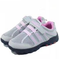 童网鞋搭扣网面运动鞋童鞋女中童鞋透气薄网鞋春夏季休闲男童 719浅灰 20.5