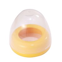 宽口径奶瓶帽盖组/旋盖+上盖 新生儿婴儿奶瓶配件BA61/BA62 单个黄色盖