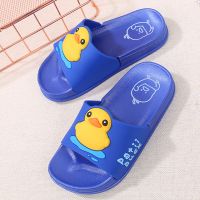 高品质儿童拖鞋夏男女童鞋宝宝幼儿小孩子可爱公主防滑耐磨凉拖鞋 蓝色 24 [鞋子内长14.5cm]