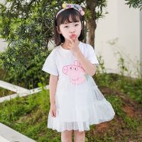 童装夏装2019新款女童连衣裙洋气中小儿童纱裙女宝宝裙子[3月5日发完] 白色 100