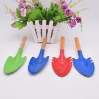 儿童沙滩玩具加厚铲子小桶铁制挖沙挖土玩具玩沙子花园艺工具铲子 单个铲子颜色随机