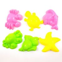 儿童沙滩玩具套装大号组合玩沙工具塑料小桶沙漏斗决明子铲子 小沙印6件套