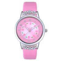 儿童手表女孩男孩韩版时尚小学生女童可爱男女款KT猫米奇小孩手表 5827款粉色