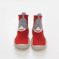 [春夏薄款]宝宝学步鞋婴儿防水防滑学步鞋 红色大鲨鱼[春夏薄款] 内长12.5CM[9-13个月]