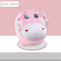 加大号儿童坐便器女宝宝马桶1-3-6岁男婴幼儿小孩座婴儿便盆尿盆 樱花粉(硬垫款)