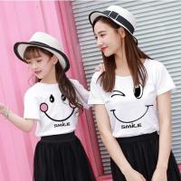 网红母女装套装2020夏季新款洋气亲子T恤女童时髦网纱裙半身裙潮 白色T恤 110穿cm建议身高100体重30