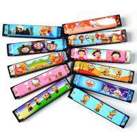 儿童口琴16孔口琴玩具学生初学者24孔口琴成人高级专业口琴乐器 卡通口琴1支装【图案可选】