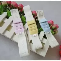 [4条装]四季婴幼儿尿布固定带 弹力宝宝挂扣尿布带 送延长扣 蓝色M码一条