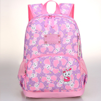 小学生书包女孩学生韩版儿童书包幼儿园女生1-2-3-6年级女孩背包 1297小号浅紫色E款
