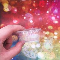 INS外网同款港式100ml80ml异形长方形收纳盒史莱姆分装收泥盒子[3月14日发完] 港式软盒50ml 5个(送贴纸