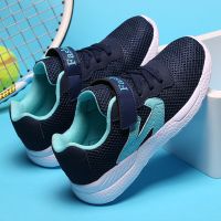 男童鞋夏季2020儿童鞋子男休闲鞋皮面童鞋男网面透气中大童运动鞋 7027深蓝/单网 31码/内长20cm