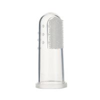 指套牙刷 幼儿宝宝乳牙刷 按摩牙龈方便清洁小宝宝牙齿1-3只 单只装