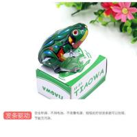70/80/90后怀旧经典上链铁皮青蛙跳跳蛙公鸡老鼠兔子发条玩具 一只青蛙