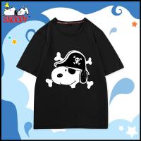 男童短袖T恤2020年新款儿童洋气夏装时尚儿童纯棉潮童装男 S海盗/黑 110