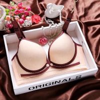 哺乳文胸怀孕期大码无钢圈孕妇内衣前开扣产后聚拢防下垂喂奶胸罩 2018肤色 34bc