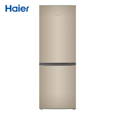 海尔(Haier)178升双门两门家用冰箱 时尚炫金 租房神器 直冷 电冰箱 小冰箱BCD-178TMPT