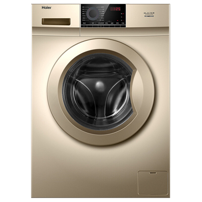 海尔(Haier)8KG变频滚筒洗衣机全自动 冷水洗涤 护色护形