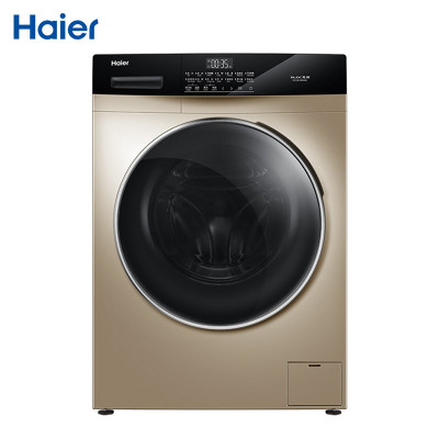 海尔(Haier)滚筒洗衣机全自动 巴氏杀菌除菌率99% 10KG变频节能