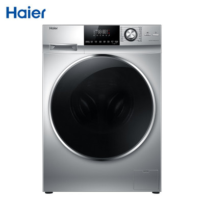 海尔(Haier)滚筒洗衣机全自动 高温除菌 微蒸汽除螨防皱 10KG洗烘直驱变频