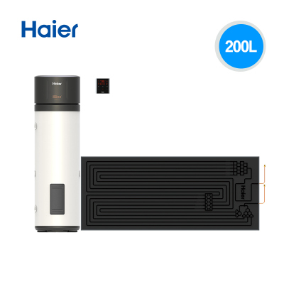 海尔200升太空能热水器家用空气能太阳能热泵供暖