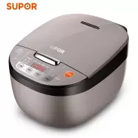 苏泊尔(SUPOR) 电饭煲 5L 家用多功能智能预约 蒸米饭大容量煮饭 咖啡色