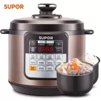 [专享]苏泊尔(SUPOR)电压力锅 一锅双胆 一键减压 智能控温 6L高压锅