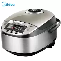 美的(Midea)电饭煲 涡轮除泡防溢锅 金属拉丝机身 圆灶釜4L电饭锅