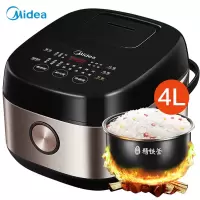 美的(Midea) 电饭煲电饭锅4L智能预约IH电磁加热触摸操控一键柴火饭功能