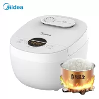 美的(Midea)电饭煲家用智能预约匠铜聚能釜内胆5L快速饭电饭锅