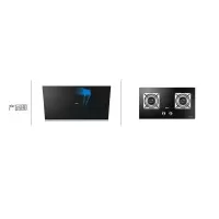 20立方自清洗烟机+4.2KW火力灶(天然气) 海尔(Haier)自清洁抽油烟机20立方大风量挥手爆炒侧吸烟机家庭厨房灶