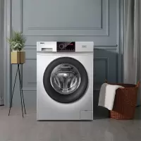 圣多斯银 海尔10公斤大容量家用全自动滚筒变频小洗衣机洗脱一体