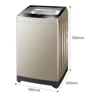 直驱变频双动力防缠绕10公斤 (Haier)海尔波轮全自动洗衣机小神童6.5kg/8kg/9公斤洗脱一体漂甩二合一小型家