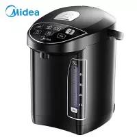 美的(Midea)电热水瓶304不锈钢电热水壶 5L容量 10段温控烧水壶[关机可出水、安全童锁]