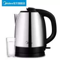 美的 电热水壶开水烧水壶家用茶壶304不锈钢全自动断电学生宿舍