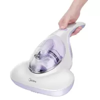 美的(Midea)仪手持床铺吸尘器家用床上机 热风除湿 浅紫色