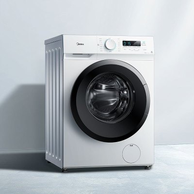 极地白 Midea/美的 家用8公斤全自动滚筒洗衣机变频大容量