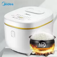 美的(Midea)电饭煲家用4L智能加热电饭锅 智能预约多功能煮饭锅匠银圆釜灶