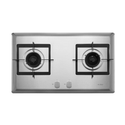 方太(FOTILE)燃气灶嵌入式不锈钢家用可调节4.5KW双眼灶具