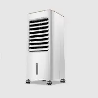 白色,柜式,机械 美的空调扇制冷器水空调家用宿舍冷风机单冷冷风扇冰晶移动小空调