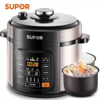 苏泊尔(SUPOR)电压力锅家用多功能双胆电饭锅高压锅 5L 6L压力锅