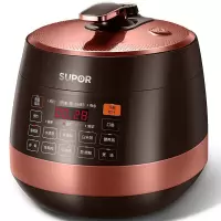 苏泊尔(SUPOR)电压力锅5L容量智能触控球釜内胆电高压锅煲汤 双内胆 升级版
