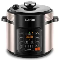 苏泊尔(SUPOR)电压力锅5升家用加深双胆电高压锅 开盖收汁 一键排压 5L大容量不粘双胆智能预约
