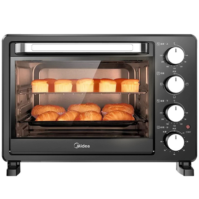 店长推荐 美的电烤箱家用烘焙小型烤箱多功能全自动蛋糕大容量25L迷你
