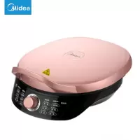 玫瑰红色 美的(Midea)电饼铛家用双面加热煎饼机蛋糕烙饼机煎烤机