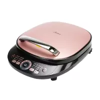 美的(Midea)电饼铛 家用多功能煎烤机双面加热悬浮式烙饼锅薄饼煎饼机 商场同款 裸粉色