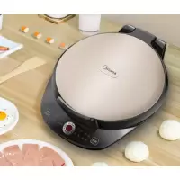 香槟金103Y [智能加热1200W 美的电饼铛电饼档家用双面加热烙饼锅烙饼神器加大加深煎饼机